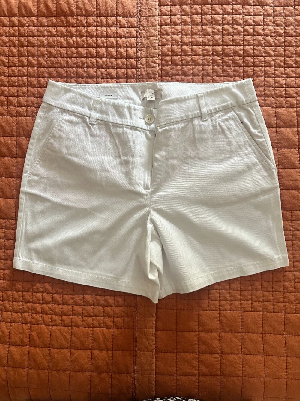 LOFT Outlet 6" Classic Shorts – White – Size 12